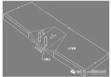 透水磚鋪裝直線段人行道三面坡緣石坡道大樣